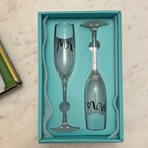 Kate Spade champagne flutes